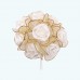 3" Diameter Satin Silk Flower 12X12 | Ivory 3" Diameter Satin Silk Flower 12X12 | Ivory